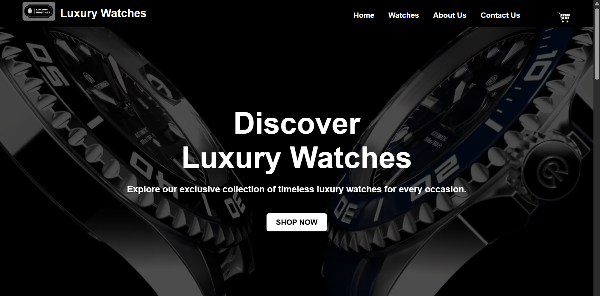 Luxury Watches E-Commerce